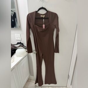 Brown Jumpsuit